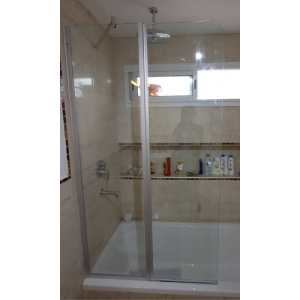 Mampara Rebatible Bis 1.10×1.41 vidrio incoloro