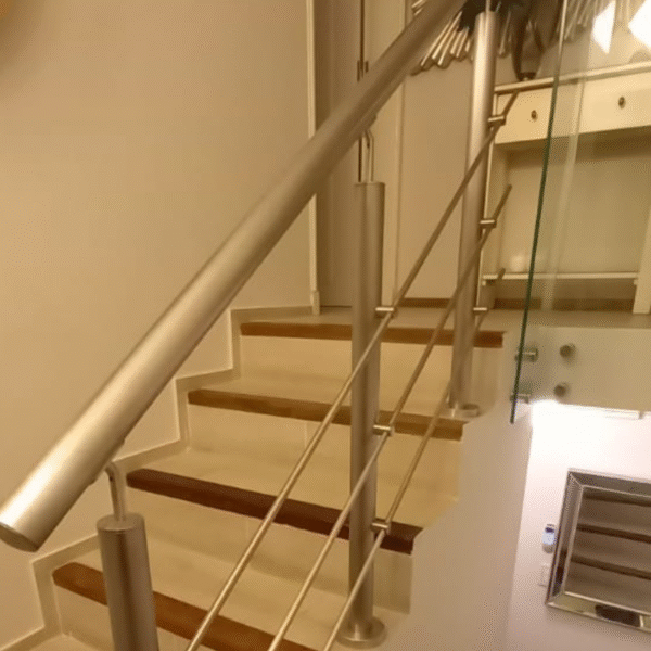 baranda de acero inoxidable para escaleras diseños modernos minimalistas encontras en cristalfusion