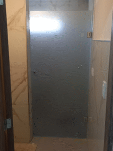 Puerta Rebatible De Vidrio con Bisagras