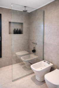 Mampara Fija para Ducha 80×180 cm en Vidrio Templado | Cristalfusion